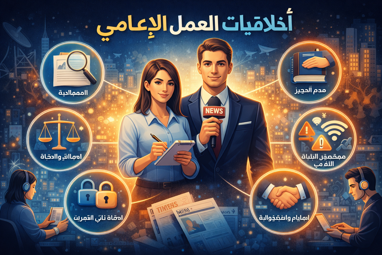 أخلاقيات العمل الإعلامي